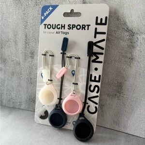 Case-Mate Black AirTag Holder with Ultra-Strong Strap